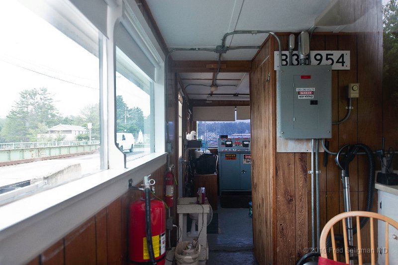 20100805_135051 Nikon D3.jpg - Naples Bridgemaster's hut.  This will probably be the last summer that the bridge will swing open, being replaced by a fixed bridge span